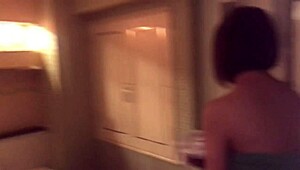 Japanese teen girl with big tits in homemade video.