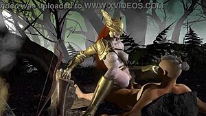 malenia rides wild on top in forest elden ring parody