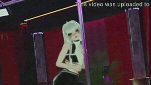 vrchat pole dancing in virtual world