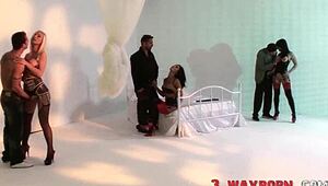 3-Way Porn With Big Boobs Sluts In Vinyl