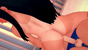 nagatoro visits the nurse and lifts her skirt for adult hentai fucking 😏