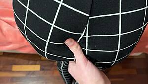 Stepsister Pussy Rubbing With Horny Cock