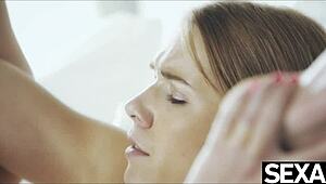 Beautiful blonde lesbians devour hot pussy in extreme close-up