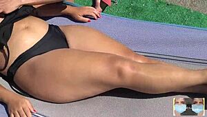 Erotic Goddess ASL Gets Oiled Massage! Flashing Publicly by Viva Athena