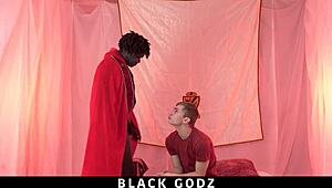 Cute Twink Takes Big Black Cock Anal