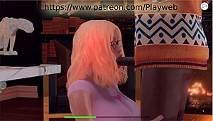 Playweb promo features anime cartoons.