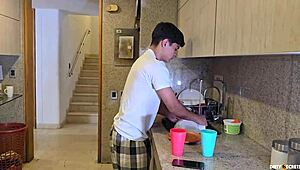 My Stepson Can't Resist Me, Secretly Fucks While Husband's Away