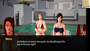 In my new family, xs girls and milf explore kinky hentai in 3d cartoon