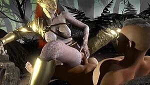 malenia rides wild on top in forest elden ring parody