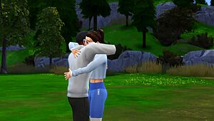 in simxstory forbidden passion episode 3, teen gets blowjob and facial in 3d hentai