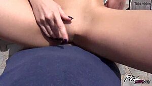 Big Tits Super Horny Spanish Brunette Babe Fucks Stranger Outdoors