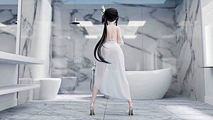 Yo, check this 3D hentai dance with Zhenhai!