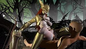 malenia rides wild on top in forest elden ring parody