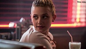 riverdale lily reinhart jerk off challenge in wild compilation