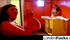 London keyes and capri casually play with candy nude