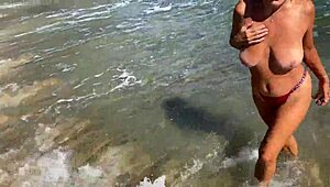 Pov Best Sex with Friend's Mom at Beach and Hotel