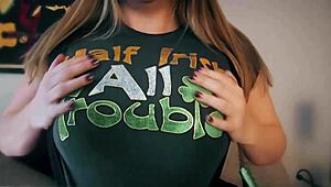 why does all-natural maggie green tease with a bright green sex toy?