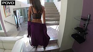 Lisa Ann Takes a Sticky Cumload in Her Tight Cunt Before Thanksgiving