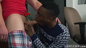 cute straight boy turns gay with big dick