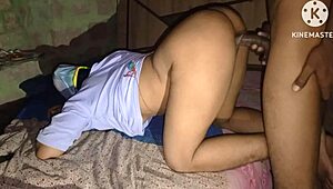 Desi Bhabhi squirts all over Devar during hardcore sex. Man, that ass and tiny tits drive me crazy!