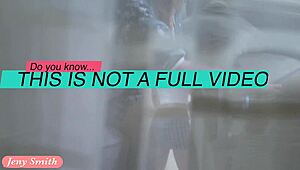 Caught Jeny Smith snapping nude selfies through the window! Hot! 🔥