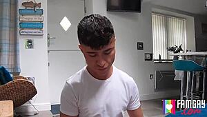 foot massage turns into gay cock ass fucking?