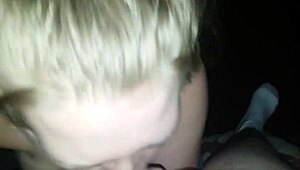 cece enjoys sucking and swallowing in intimate moment