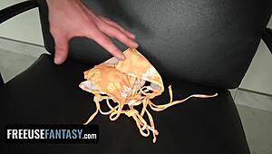 Naughty Aria Valencia Gets Freeuse Fucked Hard by Boyfriend's Stepdaddy