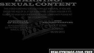 Man, we got 3 brunettes and 1 blonde in a wild lesbian orgy!