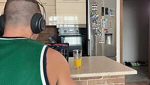 Cheating Wife Face Fucks Best Friend Behind Back!