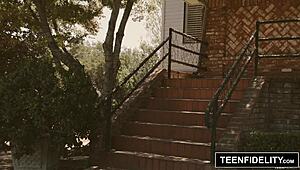 TEENFIDELITY tiny HIME MARIE CREAMPIED after HARD FUCK