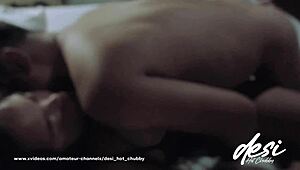 Cheating bhabhi enjoys wild sex while husband is away