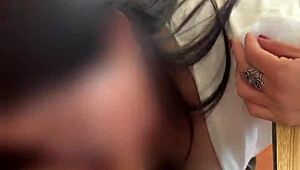 Student Fucks Mexican Milf Teacher in Classroom