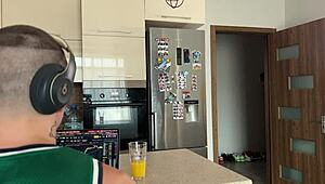 Cheating Wife Face Fucks Best Friend Behind Back!