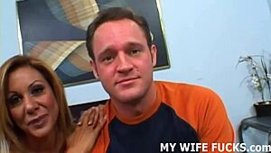 look how much bigger his cock is than yours, honey.