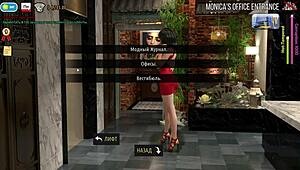 in this 3d cartoon, slut gets anal doggystyle with cum on ass.