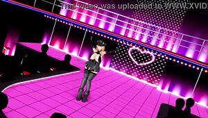 bismarck shakes big ass and tits in mmd