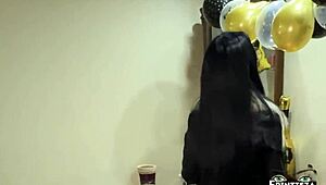 Squirt Explosion - Cheating Stepmom Friend Creampie Before New Year Party