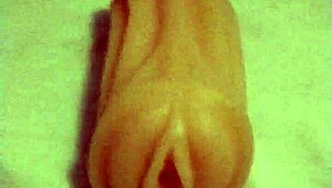 Hey, wanna watch me play with this artificial pussy tonight?