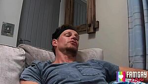 foot massage turns into gay cock ass fucking?