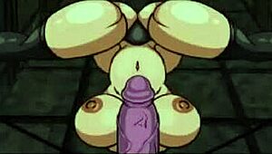 Slooter Hentai Game Ep 1 Futanari Barbarian Heroine Bangs Monster Girls