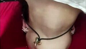 white moon deepthroats big cock in submissive teen blowjob