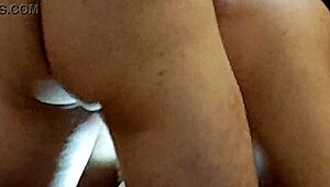 My naughty Brazilian wife gets assfucked by husband
