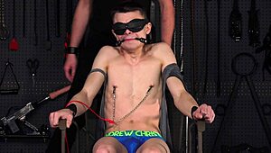Twink Austin Young gets dominated in a hardcore BDSM dungeon. Gay bondage pushes his limits at DreamBoyBondage.