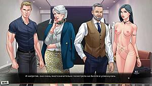 Complete Gameplay - Our Red String Part 20 With Riding And Tits