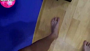 I'm only nineteen and I hard fuck my stepbrother in homemade closeup