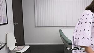 Doctor goes hard in Latina pussy during sneaky hospital exam, damn