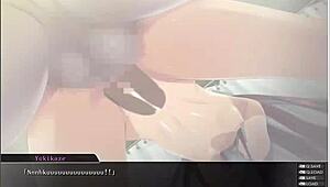 Taimanin Yukikaze Fingering Leads To Creampie Climax.