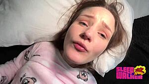 step father drills step daughter’s tight little pussy