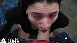 i'm the housewife sucking that monster cock deep in my hairy pussy